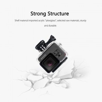 Vamson for Gopro Hero 6 5 7 Black 45M Underwater Waterproof Case Camera Diving Housing Mount for GoPro Accessory VP630