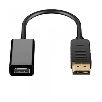 DZLST DP Male to HDMI Female Cable Adapter 1080P Converter Adapter Cable for PC Display Laptop Projector HD Audio conversion