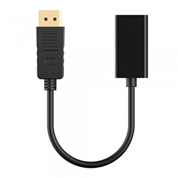 DZLST DP Male to HDMI Female Cable Adapter 1080P Converter Adapter Cable for PC Display Laptop Projector HD Audio conversion