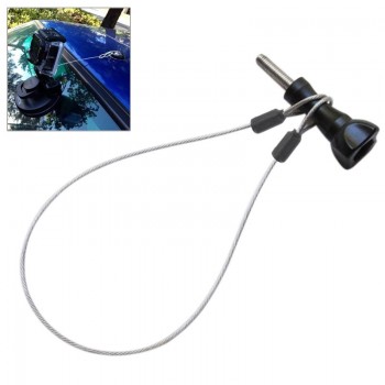 For Go Pro Accessories 60cm Stainless Steel Lanyard Tether for GoPro HERO5 4 Session GoPro Hero 5 Black edition/HERO 5 4 3+3 2 1