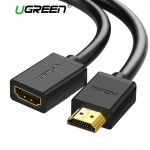 Ugreen HDMI extension cable 1080P 3D HDMI male to female extender for Computer/HDTV/Laptop/Projector in audio video Cable 1m 2m
