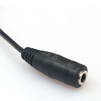 vovotrade Y-Splitter 1 Female to 2 Male 3.5mm Mic Stereo Audio Adapter Audio Cable For PC Factory Price Drop Shipping