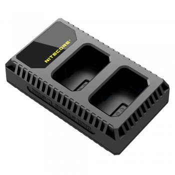 Nitecore USN1 Digital Dual Slot Travel Camera Charger For Sony NP-FW50 Batteries, Compatible With a6500 a7 a7II a7R a7R2 a7s