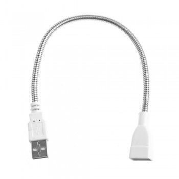 USB Male To Female Extension Cable LED Light Fan Adapter Cable Flexible Metal Hose Power Supply Cord