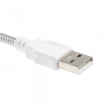 USB Male To Female Extension Cable LED Light Fan Adapter Cable Flexible Metal Hose Power Supply Cord