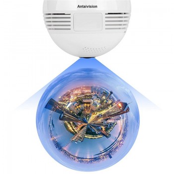960P 360 degree Wireless IP Camera Bulb Light FishEye Smart Home CCTV 3D VR Camera 1.3MP Home Security WiFi Camera Panoramic