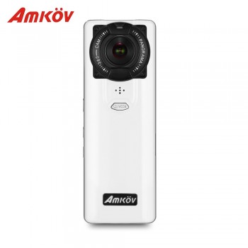 Amkov VR-P360 V360 Handheld 4K Dual Lenses WIFI 360 Degree VR Camera 15fps Dual 220 HD Wide Angle FishEye Lens Panoramic Cameras