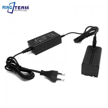8V 3A Power Adapter Plus NP-F750 Dummy Battery Replace NP-F970 F550 F570 For NanGuan Neewer Andoer YONGNUO Viltrox LED Lights