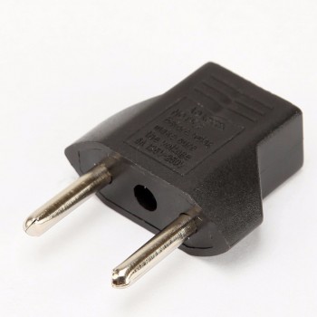 3pcs/lot US Jack to EU Plug Outlet Travel Charger Power Socket Adapter USA To Europe European Regulation Charging Converter Plug