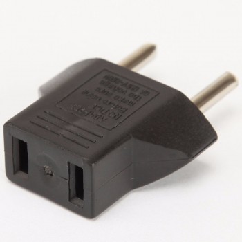 3pcs/lot US Jack to EU Plug Outlet Travel Charger Power Socket Adapter USA To Europe European Regulation Charging Converter Plug
