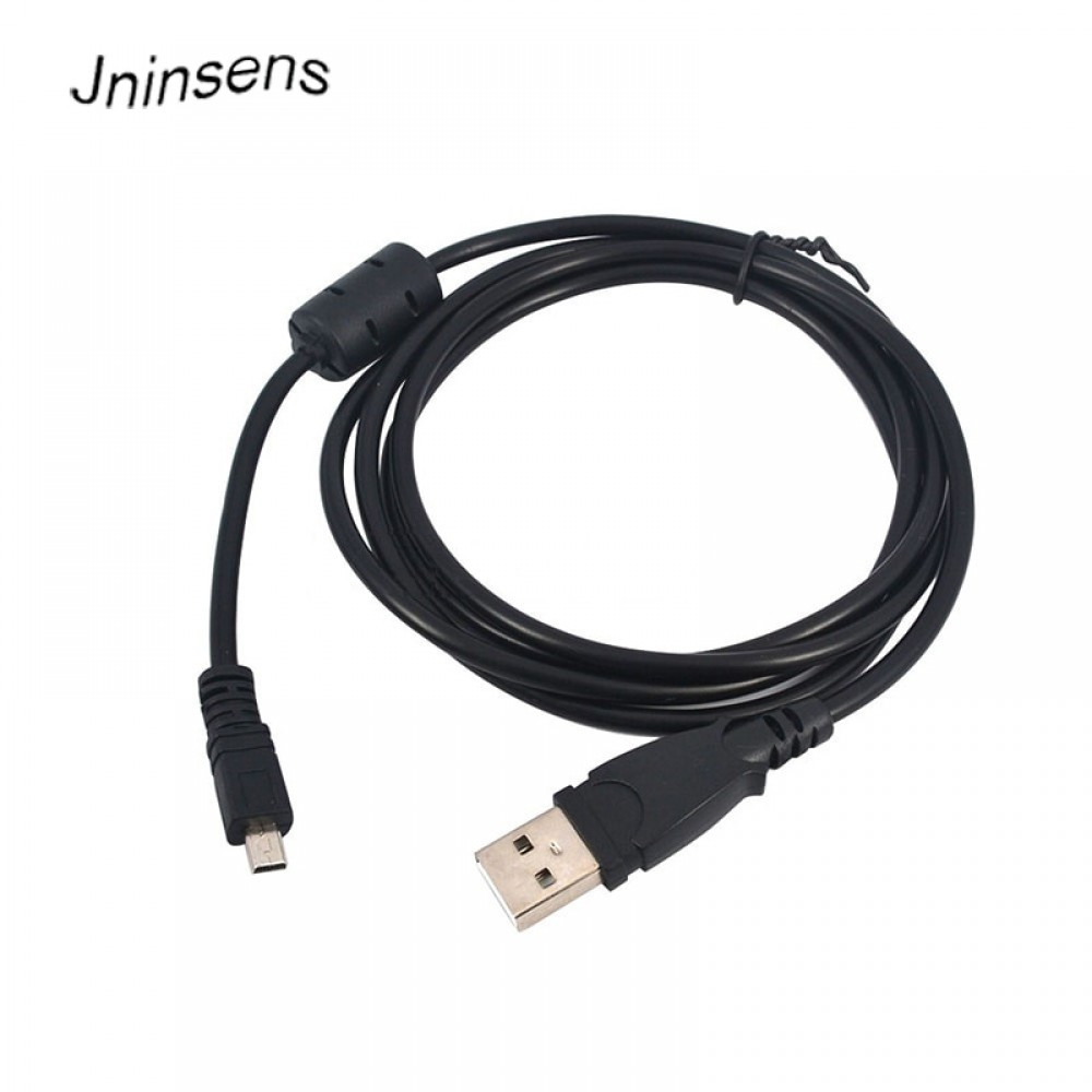 Black 4.9 ft 59 Inch 1.5M 8 Pin UC-E6 Camera USB Data Cable Cord For Olympus Pentaxist FinePix For Sony Nikon Coolpix Wholesale