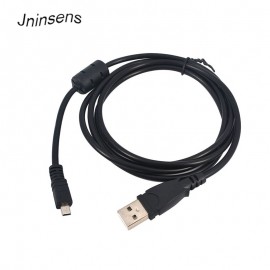 Black 4.9 ft 59 Inch 1.5M 8 Pin UC-E6 Camera USB Data Cable Cord For Olympus Pentaxist FinePix For Sony Nikon Coolpix Wholesale