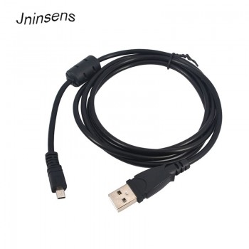 Black 4.9 ft 59 Inch 1.5M 8 Pin UC-E6 Camera USB Data Cable Cord For Olympus Pentaxist FinePix For Sony Nikon Coolpix Wholesale