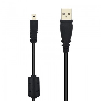 Black 4.9 ft 59 Inch 1.5M 8 Pin UC-E6 Camera USB Data Cable Cord For Olympus Pentaxist FinePix For Sony Nikon Coolpix Wholesale
