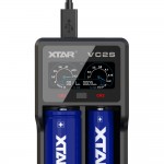 XTAR VC2 S VC2S Colorful VA LCD Screen Micro-USB powered  portable power bank apply to 3.6V/3.7V Li-ion/IMR/INR/ICR 18650 26650