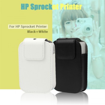 NEW Fashion PU Leather Waterproof Travel Storage Carrying Case Protective Cover Bag Pouch for HP Sprocket Photo Camera Printer