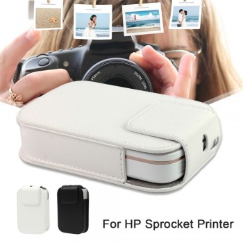 NEW Fashion PU Leather Waterproof Travel Storage Carrying Case Protective Cover Bag Pouch for HP Sprocket Photo Camera Printer
