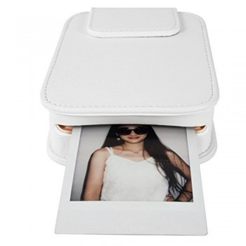 NEW Fashion PU Leather Waterproof Travel Storage Carrying Case Protective Cover Bag Pouch for HP Sprocket Photo Camera Printer