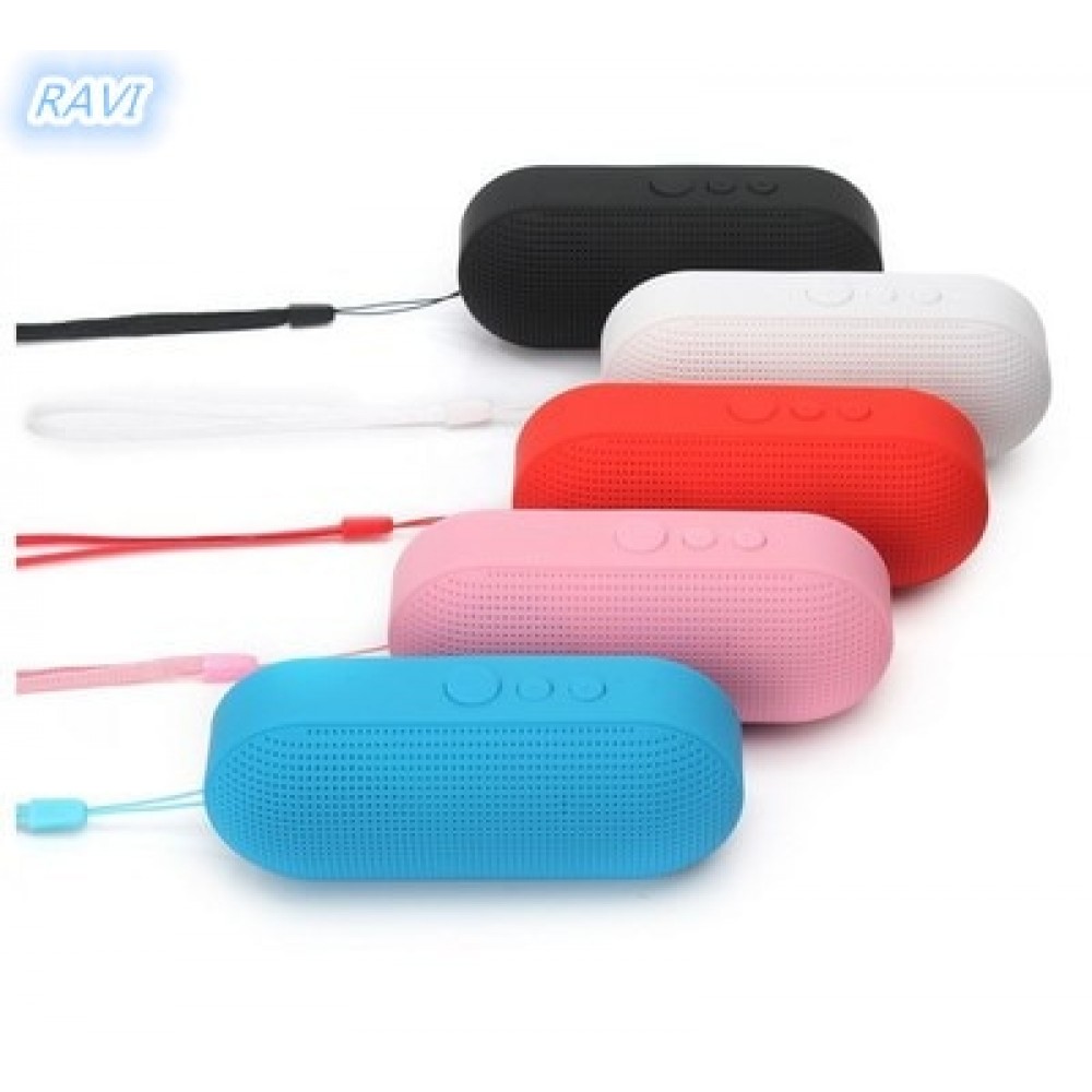 Pill Capsule Shape Wireless Bluetooth Speaker New Portable Stereo Music Card Subwoofer