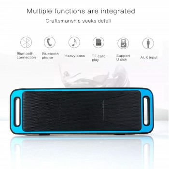 ePacket shipping Outdoor amp; home Portable Bluetooth Speaker Wireless Stereo with HD Audio and Enhanced Bass Built-In Dual Driver