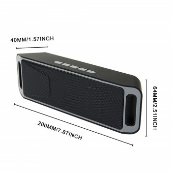 ePacket shipping Outdoor amp; home Portable Bluetooth Speaker Wireless Stereo with HD Audio and Enhanced Bass Built-In Dual Driver