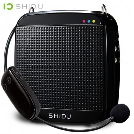 SHIDU Wireless Portable Voice Amplifier UHF Mini Audio Speaker USB Lautsprecher For Teachers Tourrist Guide Yoga Instructor S613