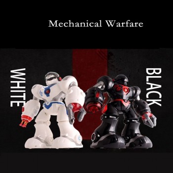7088 Xinweier RC Robot Mechanical Police Intelligent Voice Dialogue Remote Control Robot Programming Children Toys Gifts FSWB