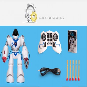 7088 Xinweier RC Robot Mechanical Police Intelligent Voice Dialogue Remote Control Robot Programming Children Toys Gifts FSWB