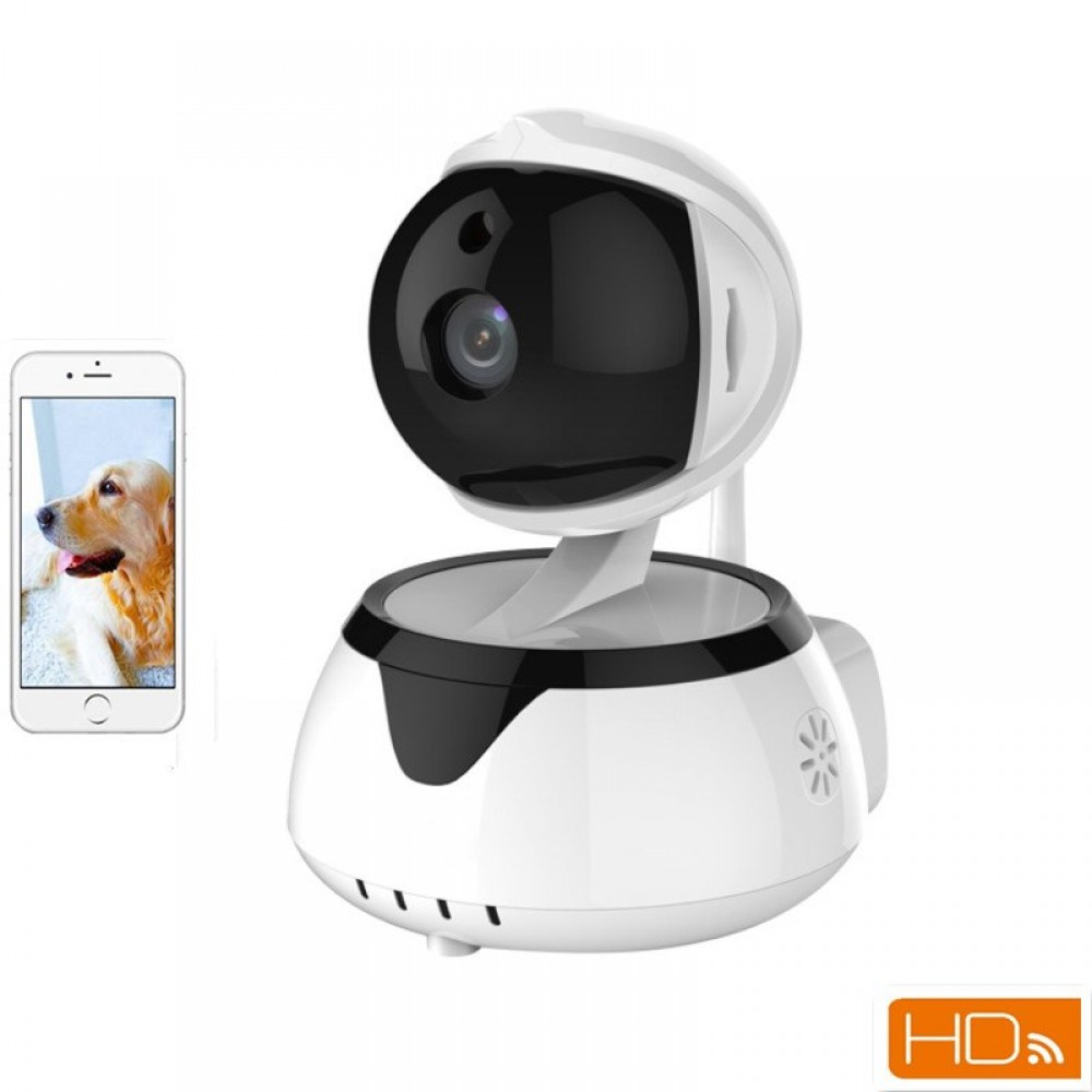 Security Camera 720P robot HD video Wireless Home Security Surveillance 360 Night Vision Two-way Audio Motion Detection Indoor
