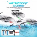 JJR/C JJRC H31 Waterproof Anti-crash 2.4G 0.3MP Wifi Camera Quadcopter Headless Mode LED RC Drone Toy Super Combo Battery*5