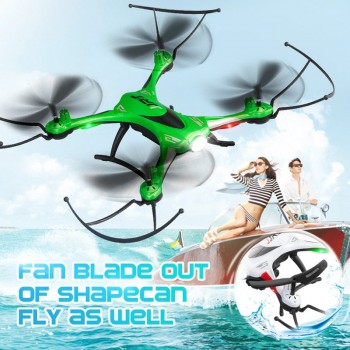 JJR/C JJRC H31 Waterproof Anti-crash 2.4G 0.3MP Wifi Camera Quadcopter Headless Mode LED RC Drone Toy Super Combo Battery*5
