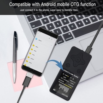 2018 New Fashion Portable MP3 Lossless Sound Music Player FM Recorder Sport MP3 Player Music Playing with FM Radio E-boo