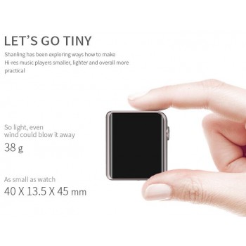 SHANLING M0 32bit /384kHz Bluetooth AptX LDAC DSD MP3 FALC Portable Music Player Hi-Res Audio