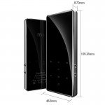 Bluetooth 4.2 Metal HIFI Mp3 Music Player 2.4 inch screen Lossless Mini Portable Audio Players FM Radio Ebook Voice Recorder