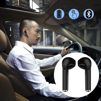 Wireless Earpiece Bluetooth Earphones I7 i7s TWS Earbuds Headset With Mic for iPhone sunsung xiaomi huawei lenovo htc LG TCL ect