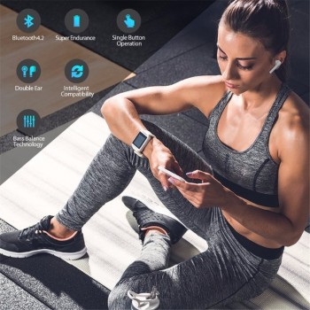 Wireless Earpiece Bluetooth Earphones I7 i7s TWS Earbuds Headset With Mic for iPhone sunsung xiaomi huawei lenovo htc LG TCL ect