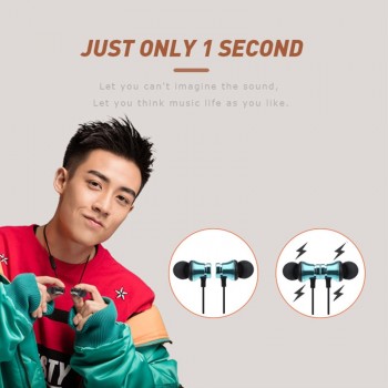 Wireless Bluetooth Earphone Magnetic Headphone Wireless Sports Sweatproof Headset Bass Music Headset for IPhone Xiaomi Headphone