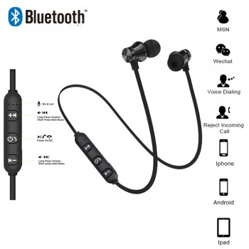 Wireless Bluetooth Earphone Magnetic Headphone Wireless Sports Sweatproof Headset Bass Music Headset for IPhone Xiaomi Headphone