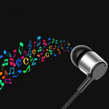 VPB S24 Sport Earphone Wired Super Bass 3.5mm Crack Earphone Earbud with Microphone Hands Free for Samsung