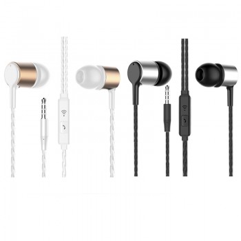 VPB S24 Sport Earphone Wired Super Bass 3.5mm Crack Earphone Earbud with Microphone Hands Free for Samsung