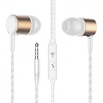 VPB S24 Sport Earphone Wired Super Bass 3.5mm Crack Earphone Earbud with Microphone Hands Free for Samsung
