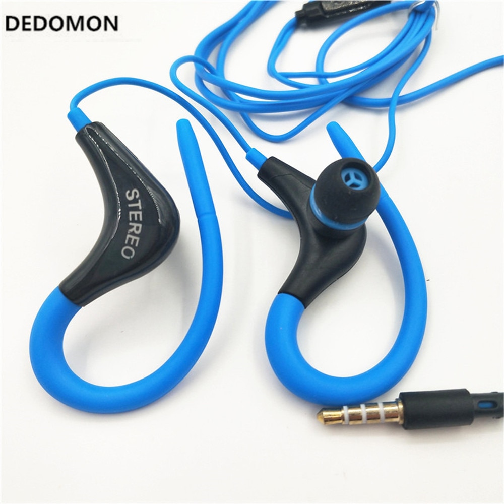 Bass Earphones Hot Sale Ear Hook Sport Running Headphones with Mic For Phones Xiaomi iPhone Samsung IOS Android phone Headset