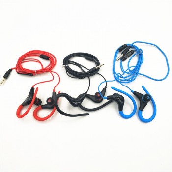 Bass Earphones Hot Sale Ear Hook Sport Running Headphones with Mic For Phones Xiaomi iPhone Samsung IOS Android phone Headset