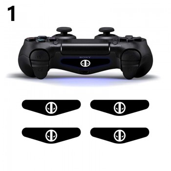 4Pcs/lot LED Light Bar Skin Sticker For Playstation4  PS4 Custom Decal Game Light Bar Sticker for PS4 Dualshock Controller