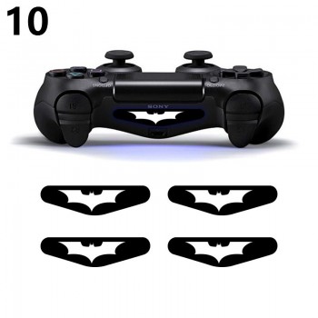 4Pcs/lot LED Light Bar Skin Sticker For Playstation4  PS4 Custom Decal Game Light Bar Sticker for PS4 Dualshock Controller