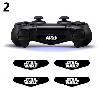 4Pcs/lot LED Light Bar Skin Sticker For Playstation4  PS4 Custom Decal Game Light Bar Sticker for PS4 Dualshock Controller