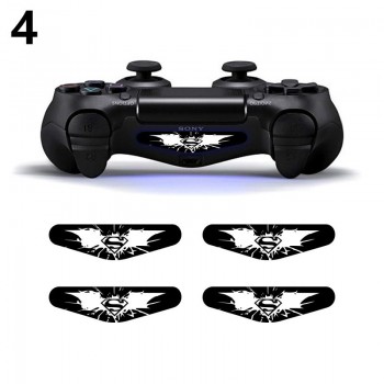 4Pcs/lot LED Light Bar Skin Sticker For Playstation4  PS4 Custom Decal Game Light Bar Sticker for PS4 Dualshock Controller