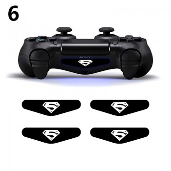 4Pcs/lot LED Light Bar Skin Sticker For Playstation4  PS4 Custom Decal Game Light Bar Sticker for PS4 Dualshock Controller