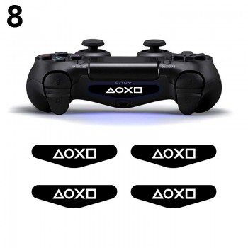 4Pcs/lot LED Light Bar Skin Sticker For Playstation4  PS4 Custom Decal Game Light Bar Sticker for PS4 Dualshock Controller