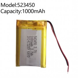 Polymer Lithium Rechargeable Battery 1000/200 mAh Li-ion Battery 3.7V 543450 402030 for Smart Phone DVD MP3 MP4 Led Lamp